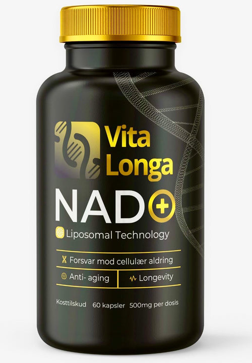 VITA LONGA NAD+, 60 kapsler, 500 mg. 99,9% renhed